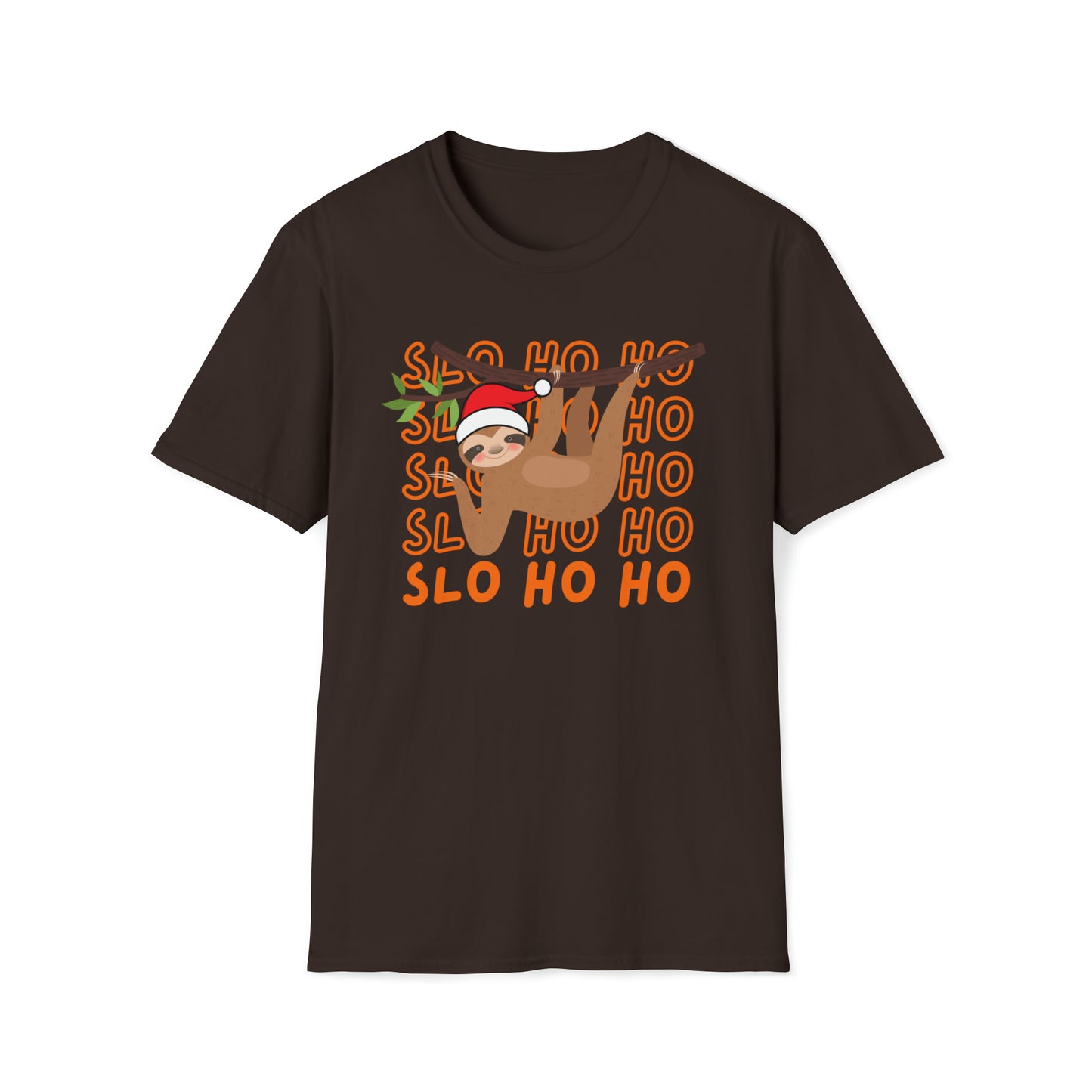 Sloth santa christmas Softstyle T-Shirt