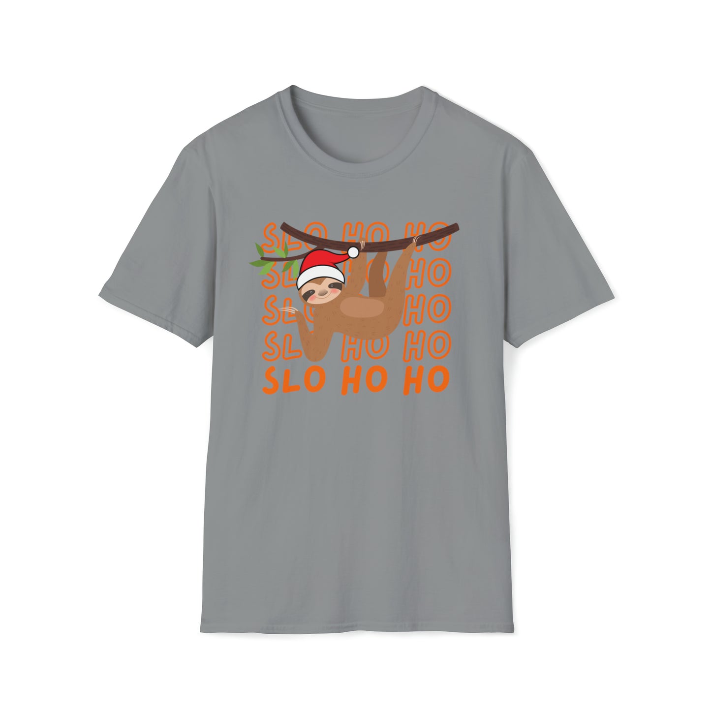 Sloth santa christmas Softstyle T-Shirt