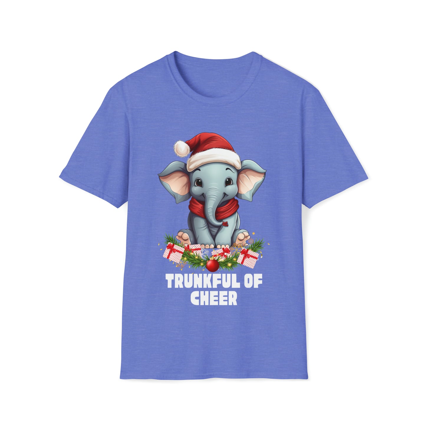 Santa elephant Softstyle T-Shirt